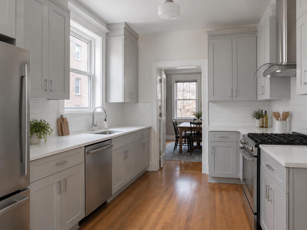 Design inspiration kitchen with Liberty Shaker Grey cabinets